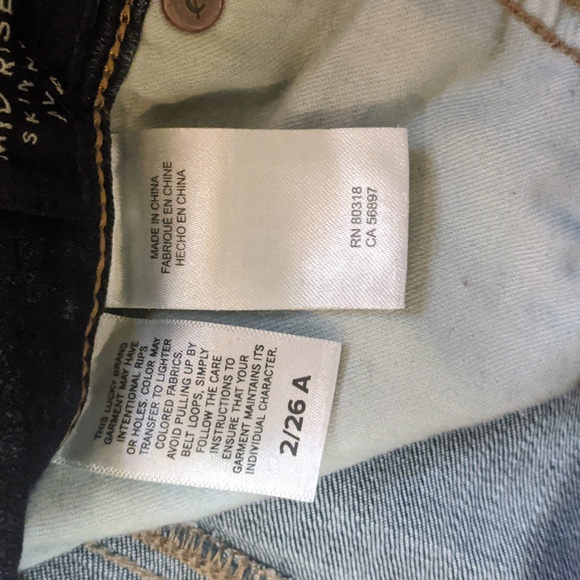 Lucky Brand Mid-Rise Ava Skinny Jeans - Picture 3 of 8